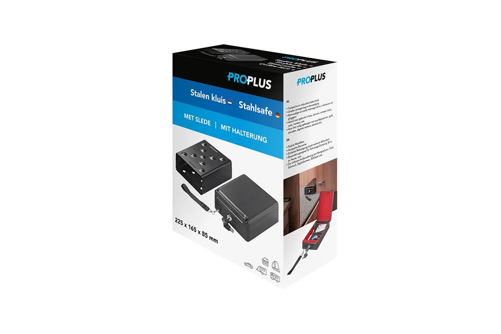 Přenosný trezor na klíče ProPlus 540250 225x165x85mm