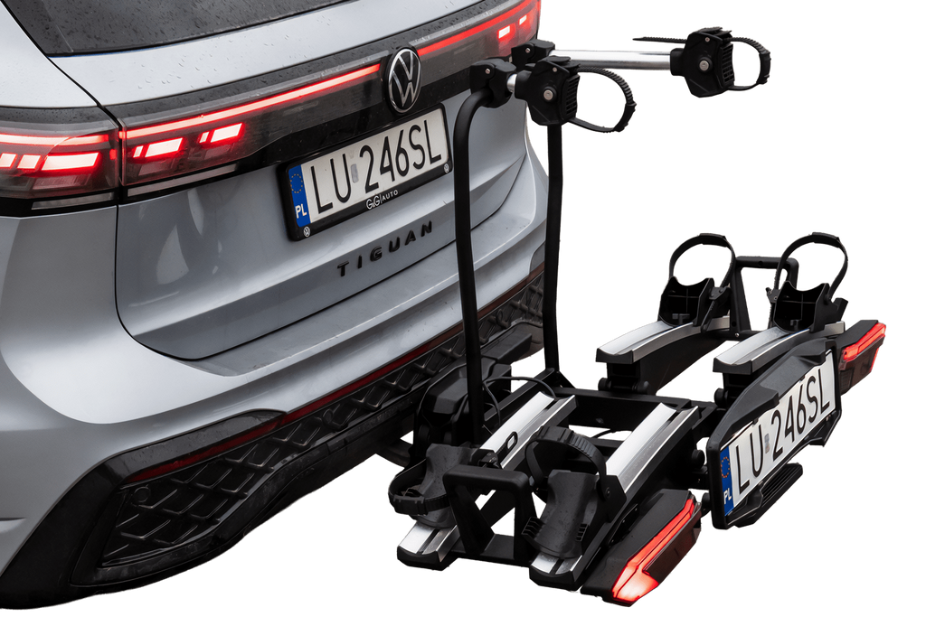 Inter Pack Velox 2 LED - skládací nosič kol na tažné zařízení pro 2 kola s LED světly