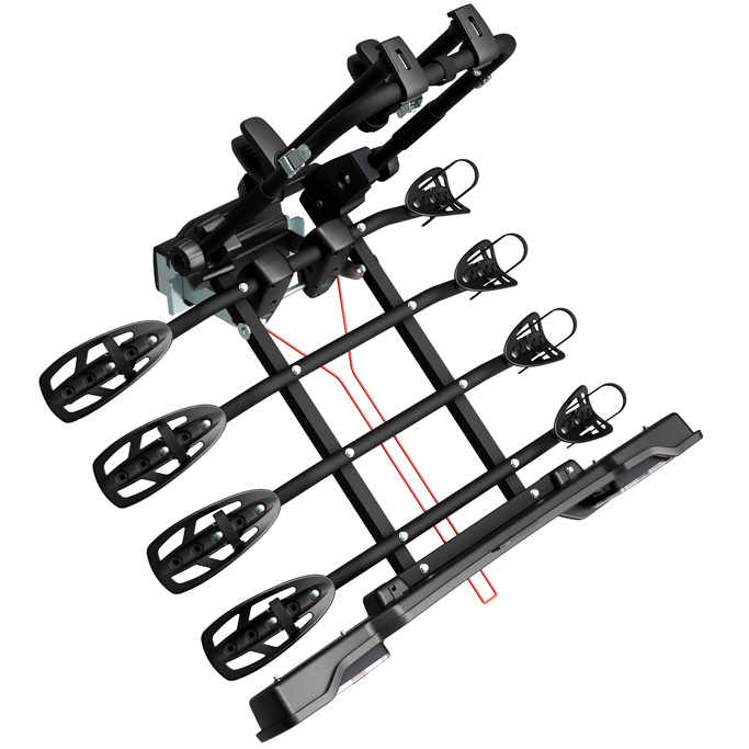 Peruzzo Parma 4 - nosič kol na tažné zařízení pro 4 kola (černý)