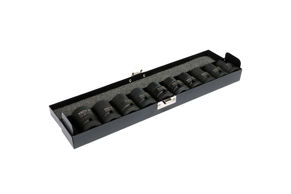 YATO YT-1025 krátké rázové nástrčné klíče 1/2" 10 ks.