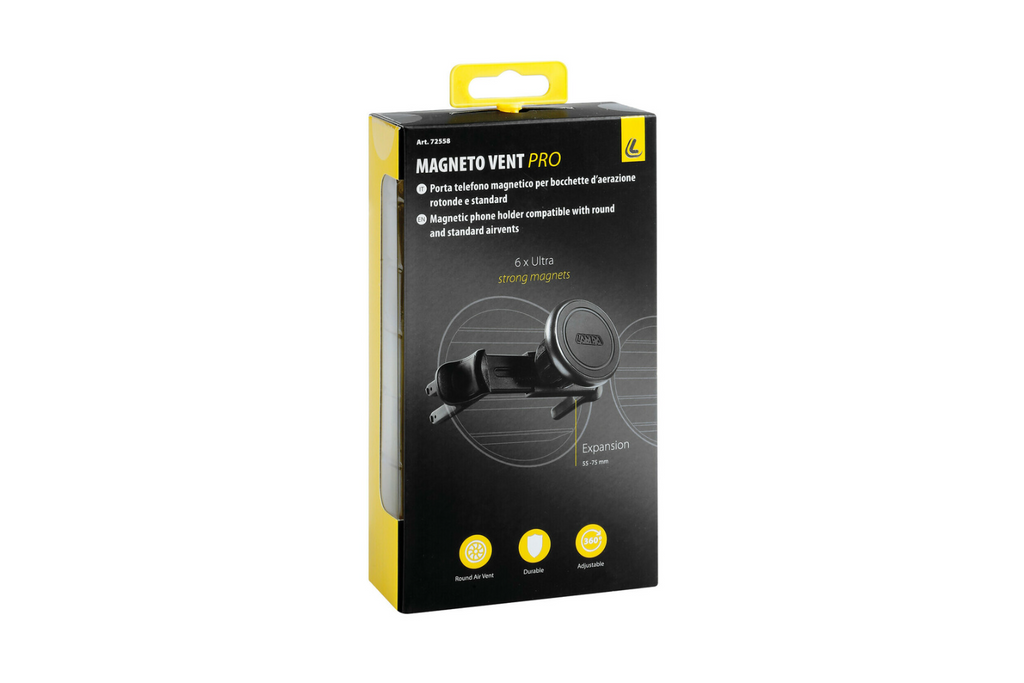 Magnetický držák telefonu LAMP Magneto Vent Pro do univerzálních větracích otvorů