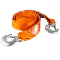 Tažné lano s háky Tažný popruh HERMON 4,5m/50mm/5t oranžový