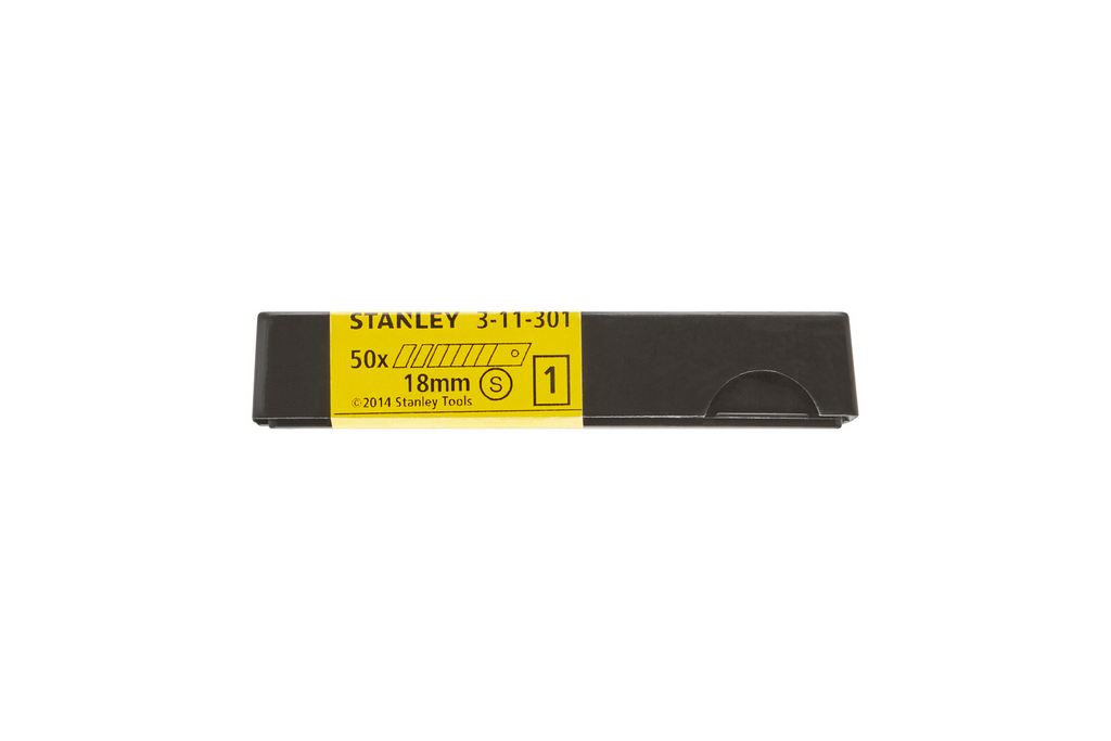 STANLEY odlamovací čepele 18mm náhradní čepele na nože 50 ks