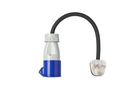 Adaptér s CEE zástrčkou a UK zásuvkou UK ProPlus 373522DE kabel 40 cm 16A 230V