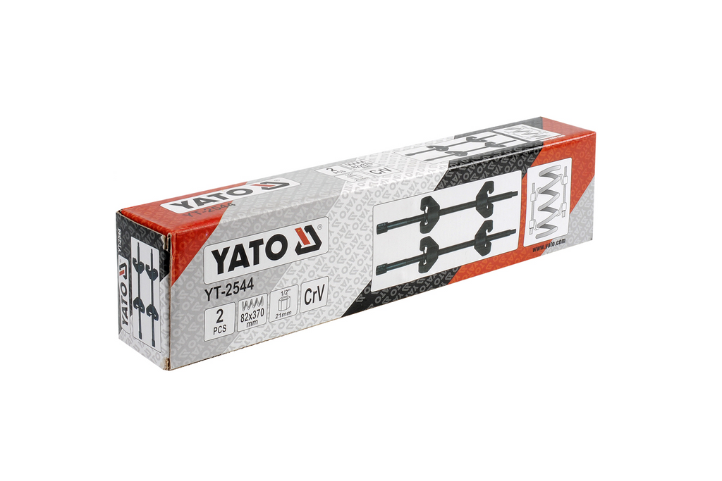 Stahovací mechanismy pružin YATO YT-2544 82x370mm 2 ks.