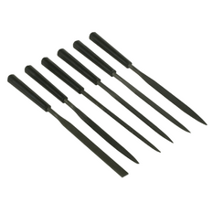 Sada šesti jehlových pilníků STANLEY 0-22-500, délka 160 mm
