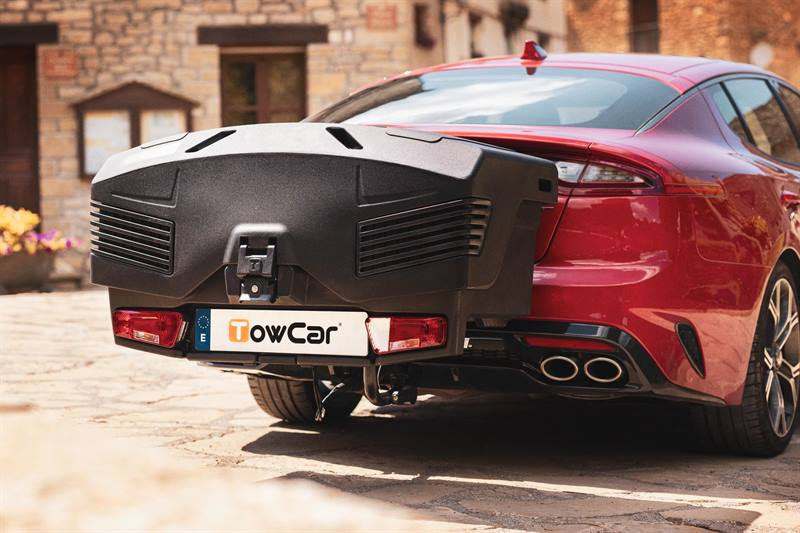 Towbox EVO urban black - nosič zavazadel montovaný na tažné zařízení