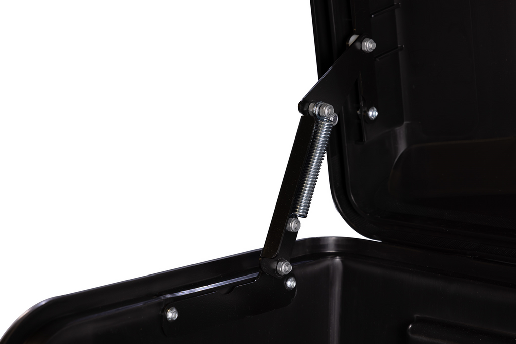 Tažné zařízení Camper Alpha černé LED (dlouhé) - box na zavazadla montovaný na tažné zařízení