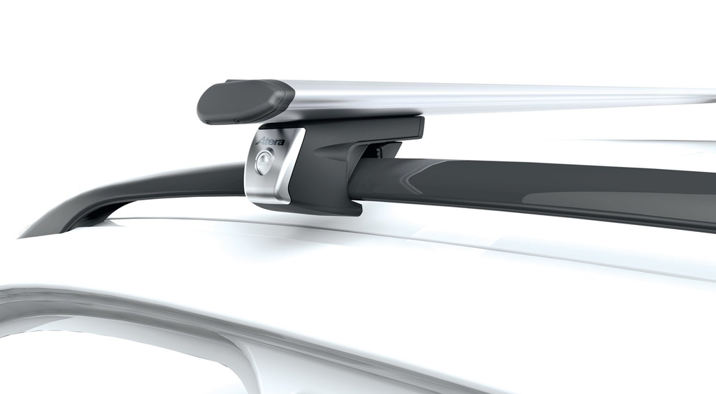 Bagażnik bazowy Atera RT 048210 Black (110 cm) aluminiowy na relingi