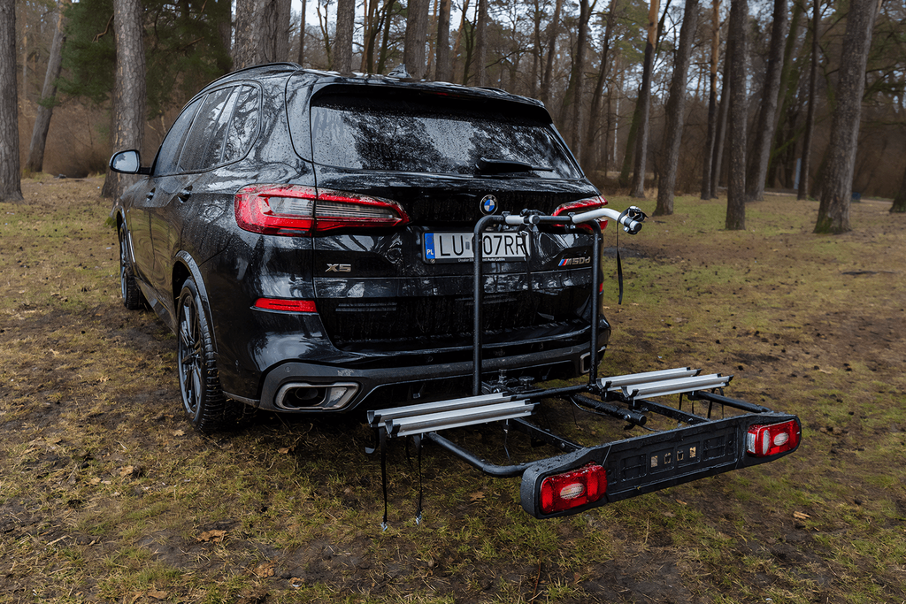 Plošina Inter Pack Re-Cargo pro montáž na tažné zařízení + adaptér pro přepravu 2 kol