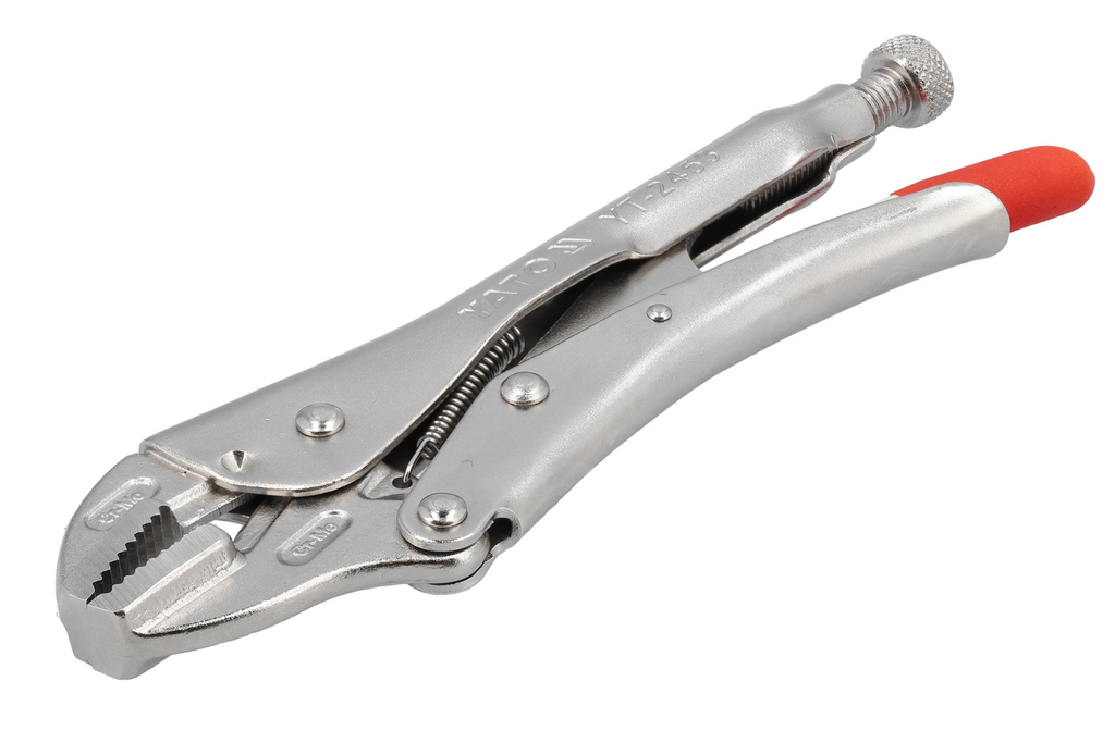 Krátké upínací kleště YATO YT-2453, rovné čelisti, 250 mm