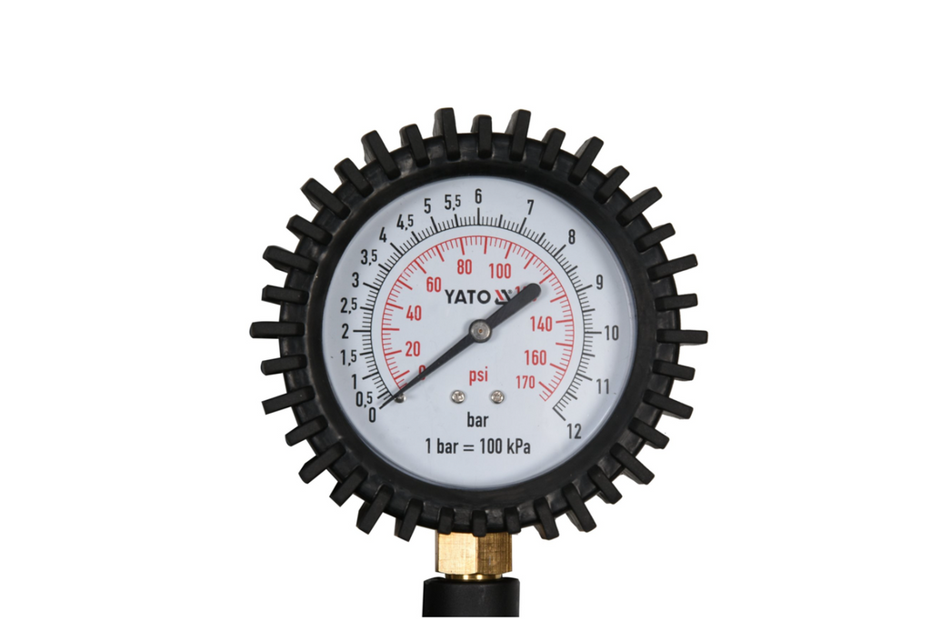 Hustička pneumatik YATO YT-23703 s manometrem