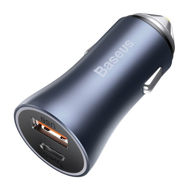 Sada autonabíječek BASEUS Golden Pro 2xUSB 40W + USB kabel