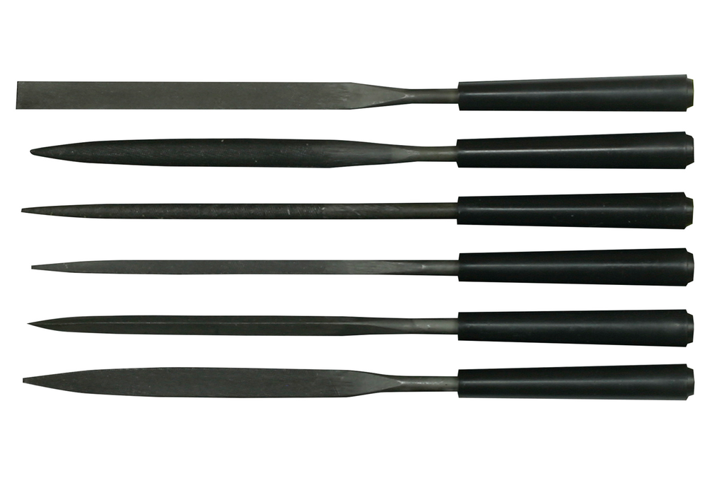Sada šesti jehlových pilníků STANLEY 0-22-500, délka 160 mm