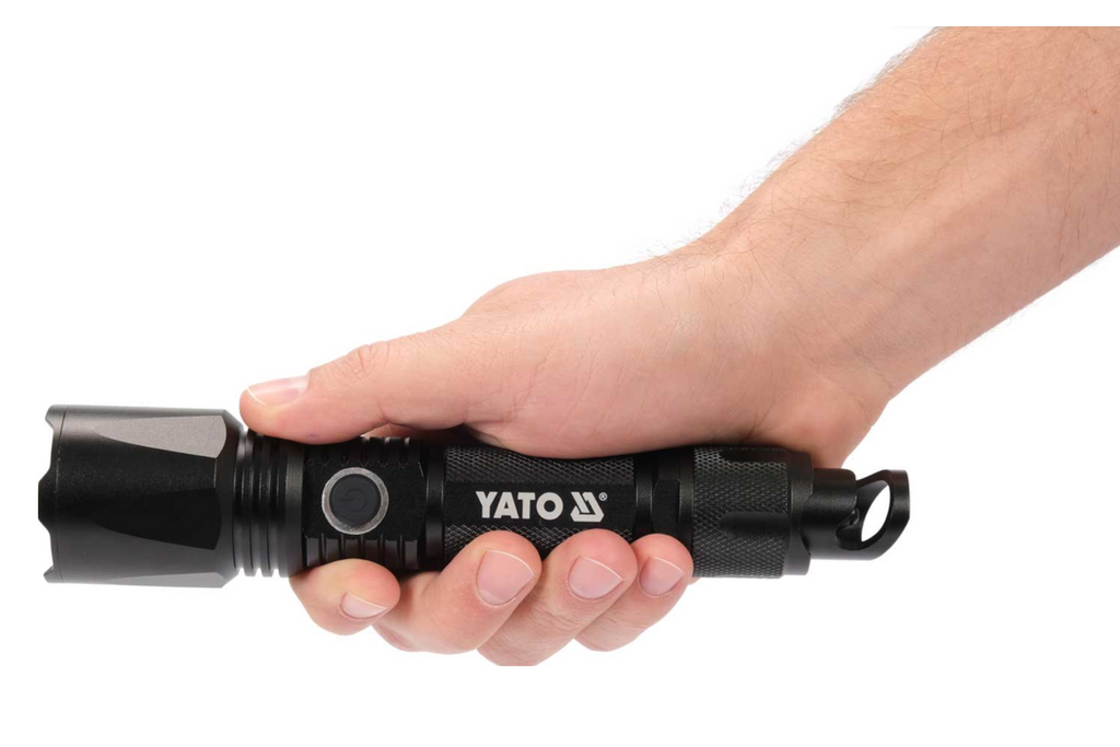 YATO YT-08559 LED 900lm multifunkční svítilna, powerbanka, otvírák lahví, nouzové kladivo