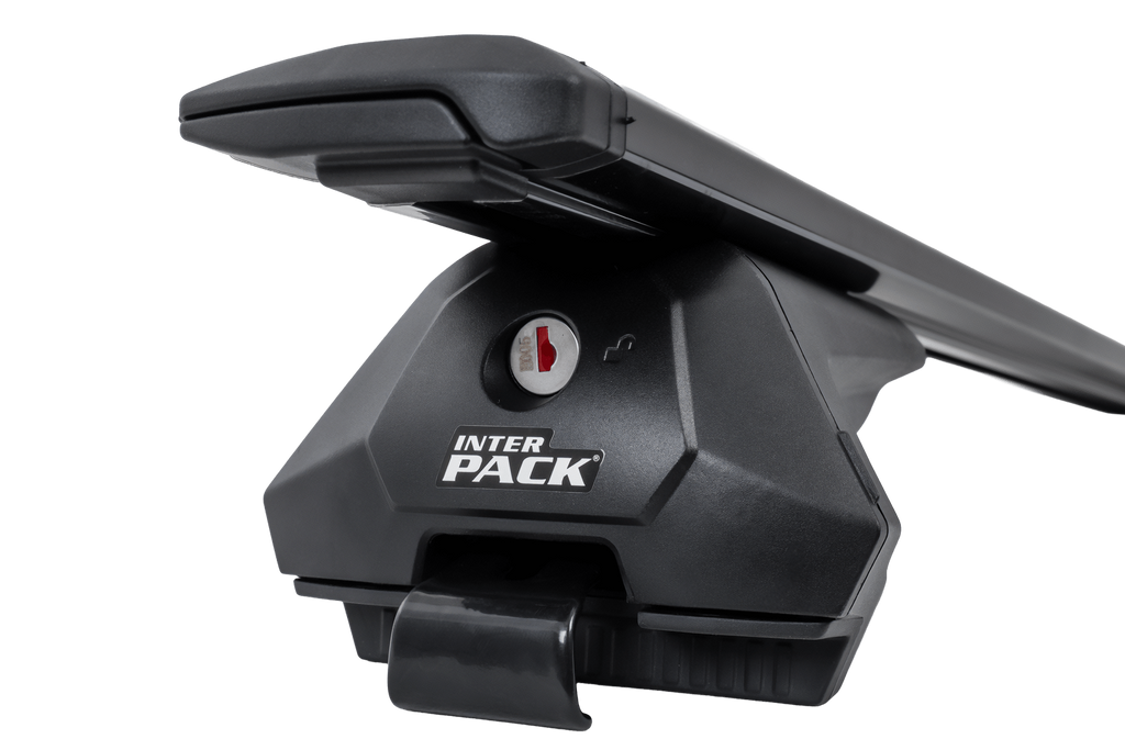 Střešní nosič Inter Pack Virgo IR 120 (G2) s integrovanými lyžinami (černý)