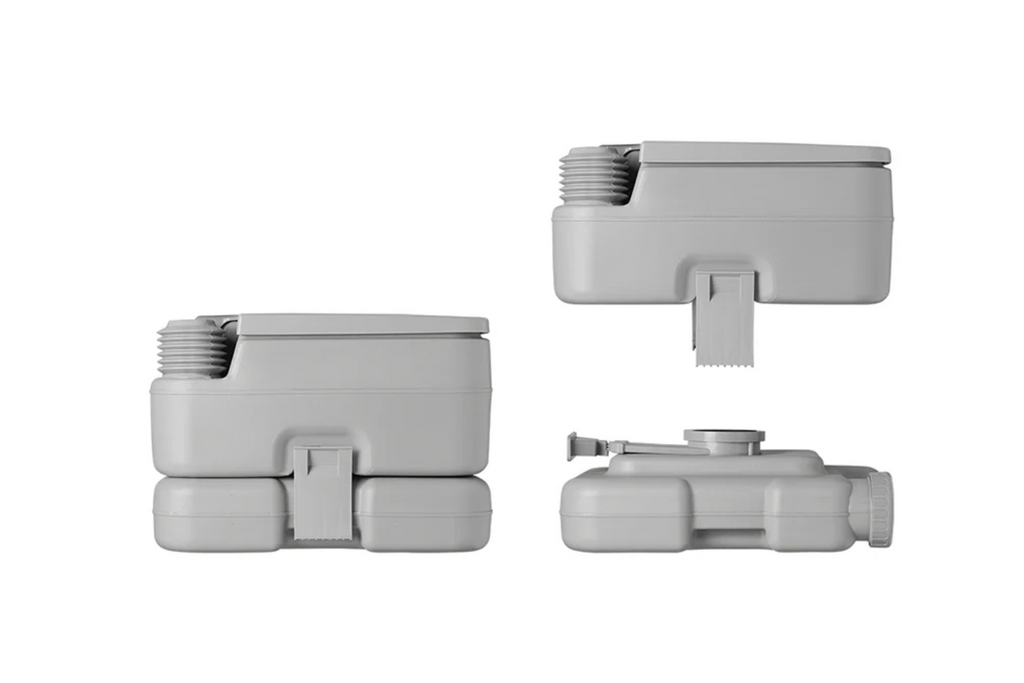 ProPlus 370415CR Přenosná kempingová toaleta šedá 10 l/10 l