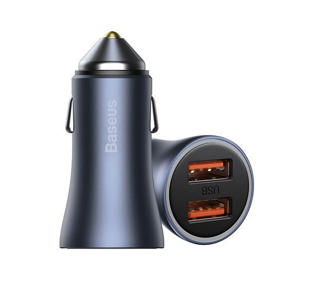 Sada autonabíječek BASEUS Golden Pro 2xUSB 40W + USB kabel