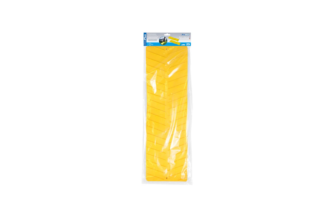 Sada dvou protiskluzových rohoží pod kola ProPlus Grip System 740x225 mm