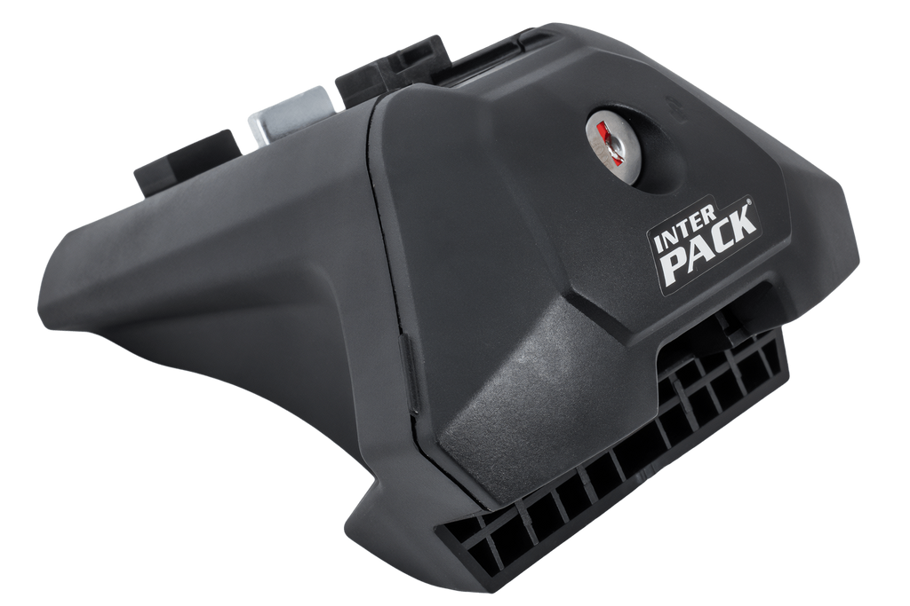 Bagażnik dachowy Inter Pack Virgo IR 135 (G2) na relingi zintegrowane (czarny)