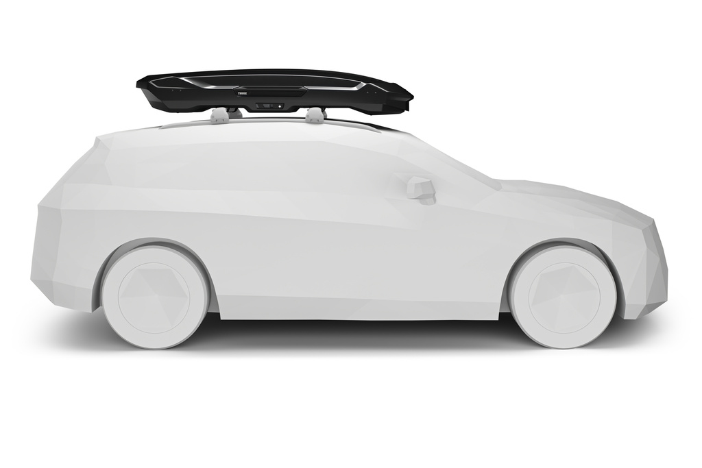 Nízký střešní box Thule Motion 3 XL, černá metalíza (639400)
