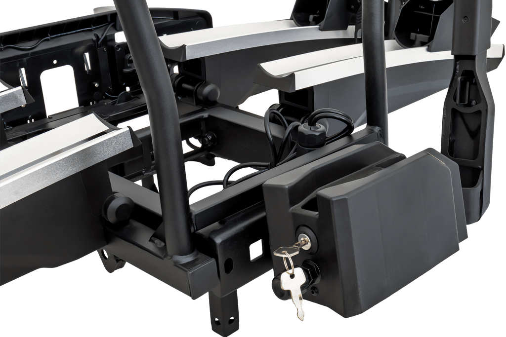 Inter Pack Velox 2 LED - skládací nosič kol na tažné zařízení pro 2 kola s LED světly