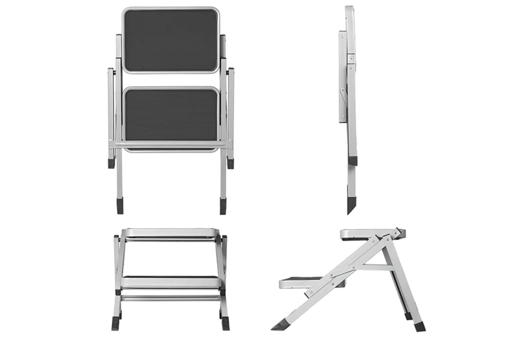Skládací kempingový schůdek ProPlus 360823V01, dvoustupňový, 150 kg