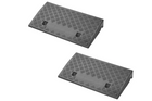 Sada dvou nájezdových ramp ProPlus 361570, gumové nájezdové rampy 7 cm, 3000 kg