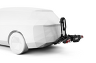 Thule EasyFold 3 - składany bagażnik rowerowy na hak na 2 rowery (944100)
