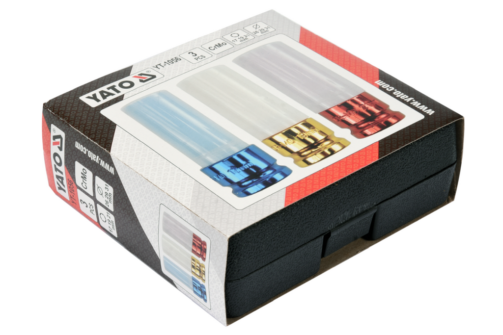 Nástrčné klíče pro hliníková kola YATO YT-1056 17-21 mm 3 ks.