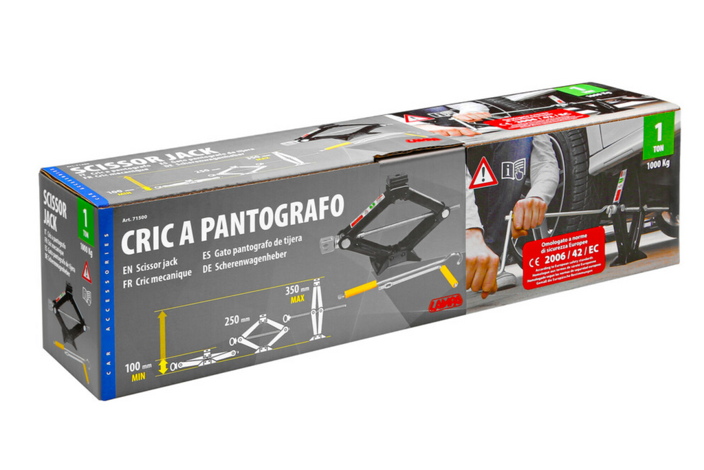 Trapézový zvedák LAMPA autozvedák 1T