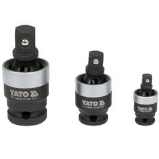 Sada rázových kloubů YATO YT-10642 1/4", 3/8", 1/2" 3dílná.