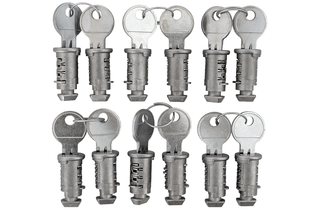 Sada univerzálních zámků a klíčů (12 ks)