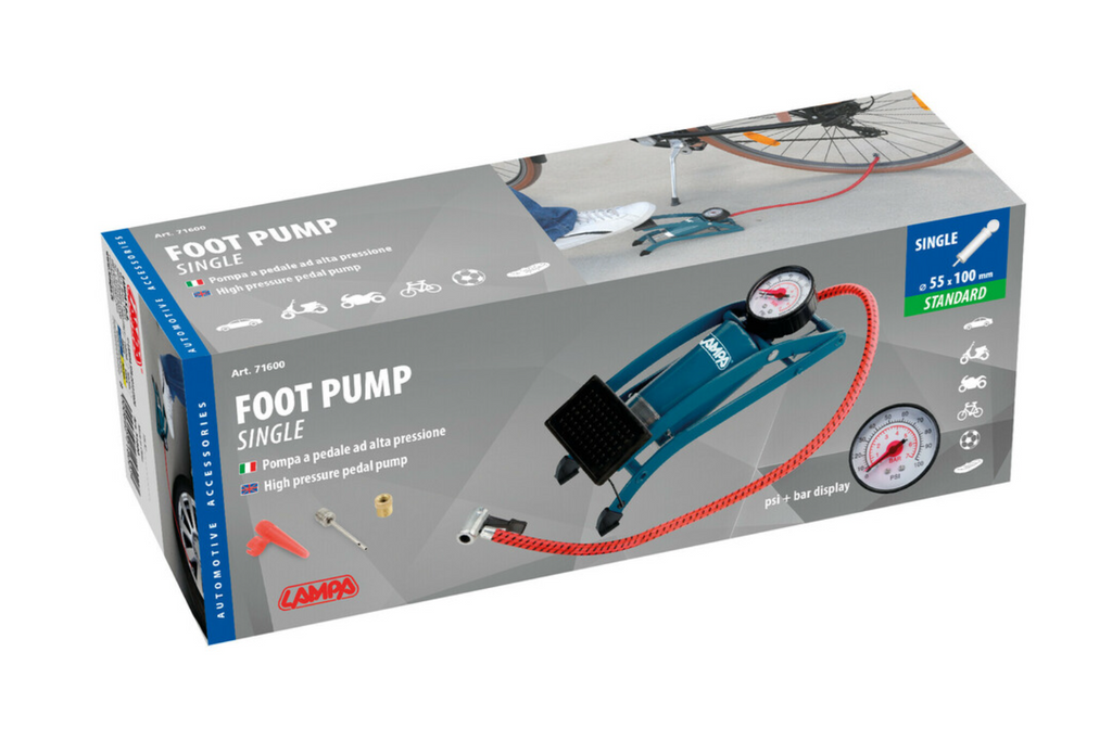 Univerzální nožní čerpadlo LAMPA s jedním válcem