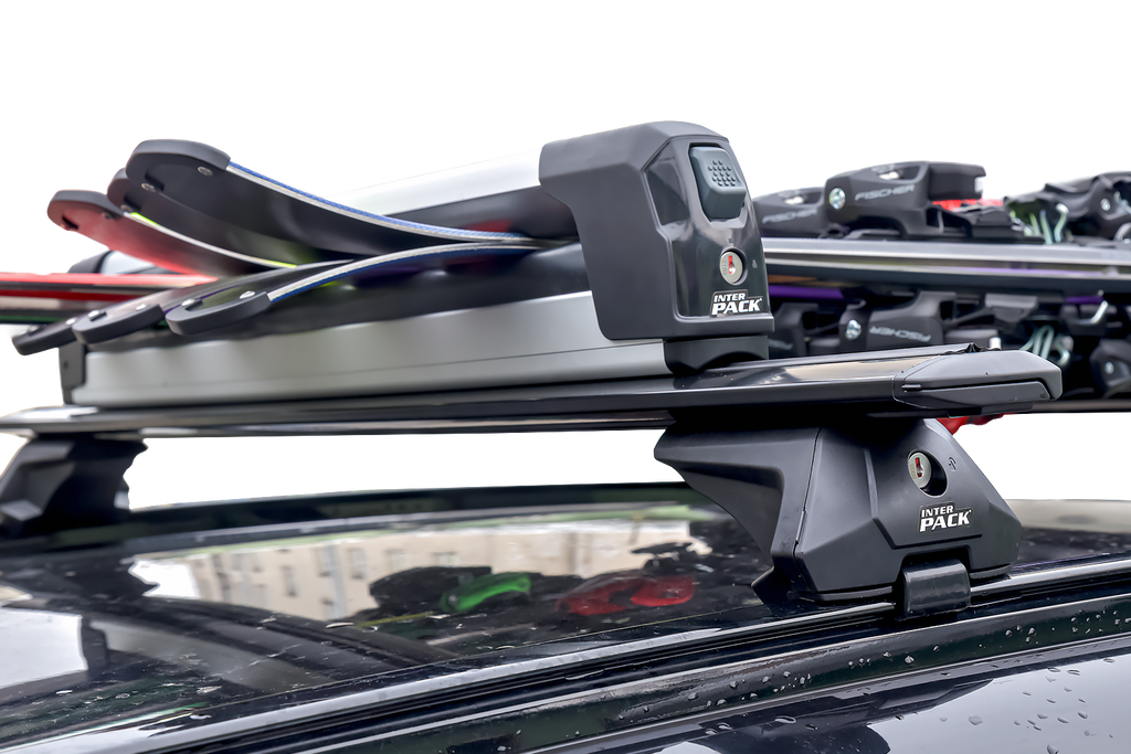 Inter Pack Frostline 6 - výsuvný hliníkový držák pro 6 párů lyží nebo 4 snowboardy