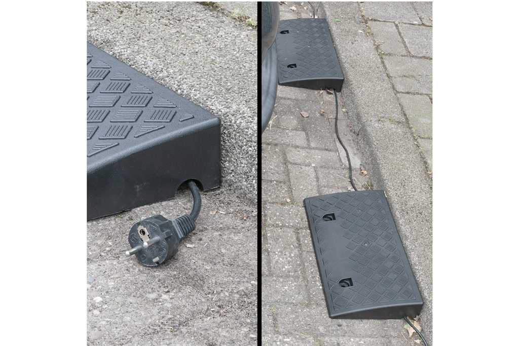 Sada dvou nájezdových ramp ProPlus 361570, gumové nájezdové rampy 7 cm, 3000 kg