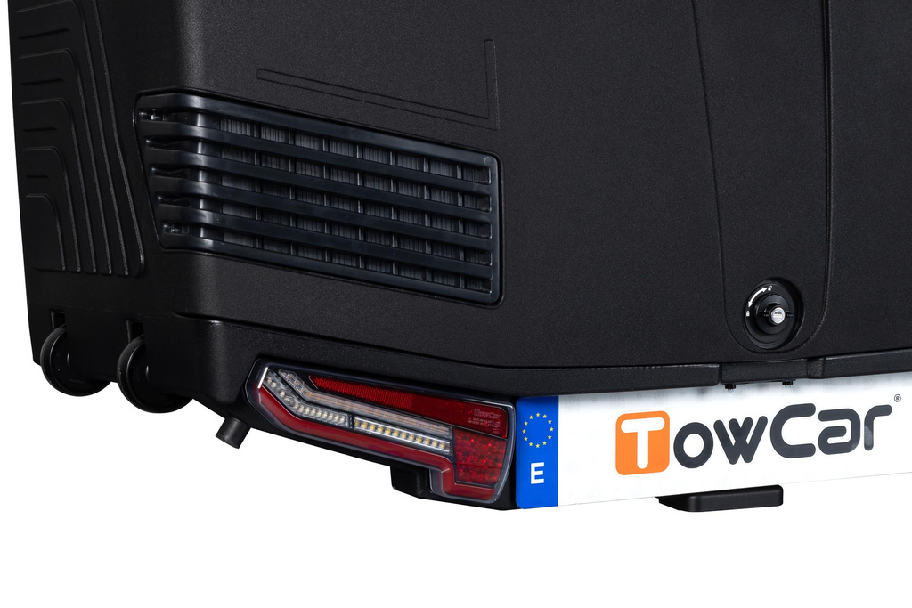 Towbox V3 black LED Edition - box na zavazadla montovaný na tažné zařízení