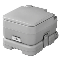 ProPlus 370415CR Přenosná kempingová toaleta šedá 10 l/10 l