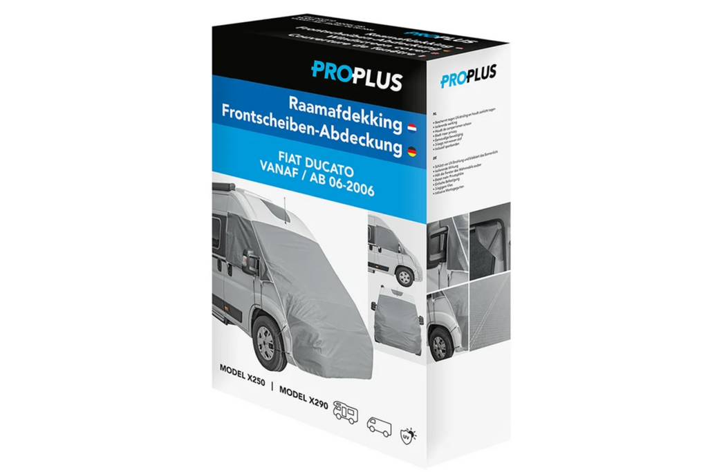 Termoizolační rohož ProPlus 610682 na okna, tepelný štít pro Fiat Ducato, Peugeot Boxer I, Citroen Jumper I.