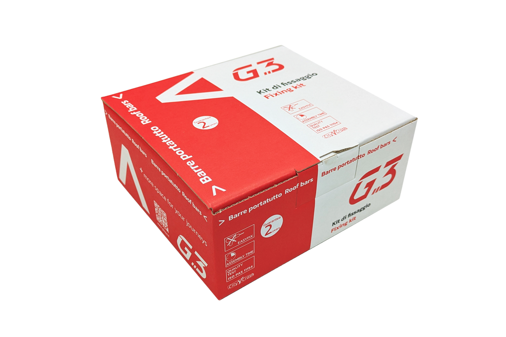 Kit mocujący 68.099 do bagażnika dachowego G3 Pacific