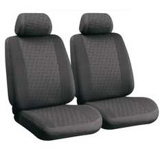 Sada potahů na autosedačky LAMPA Glamur antracit, pro přední sedadla