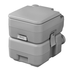 ProPlus 370415V01CR Přenosná kempingová toaleta šedá 10 l/20 l