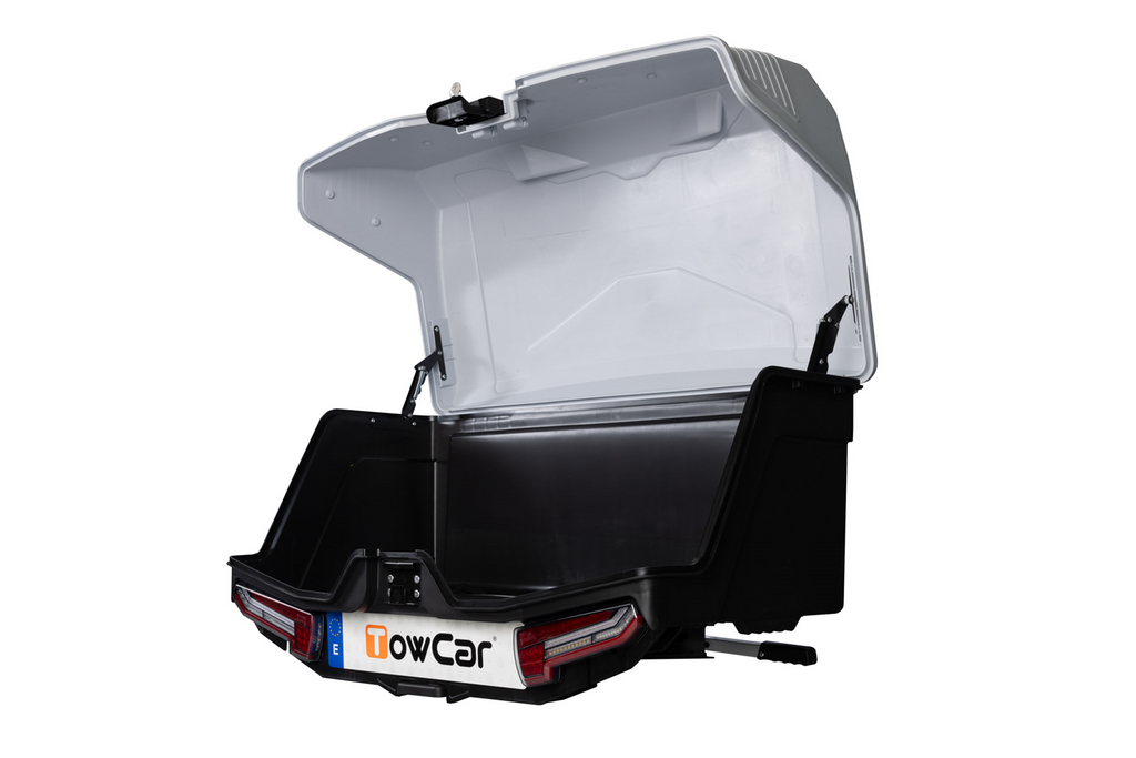 Tažné zařízení Alpha classic grey - box na zavazadla montovaný na tažné zařízení