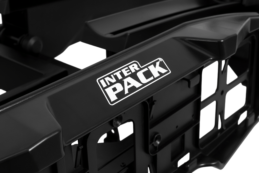 Inter Pack Velox 2 LED - skládací nosič kol na tažné zařízení pro 2 kola s LED světly (černý)
