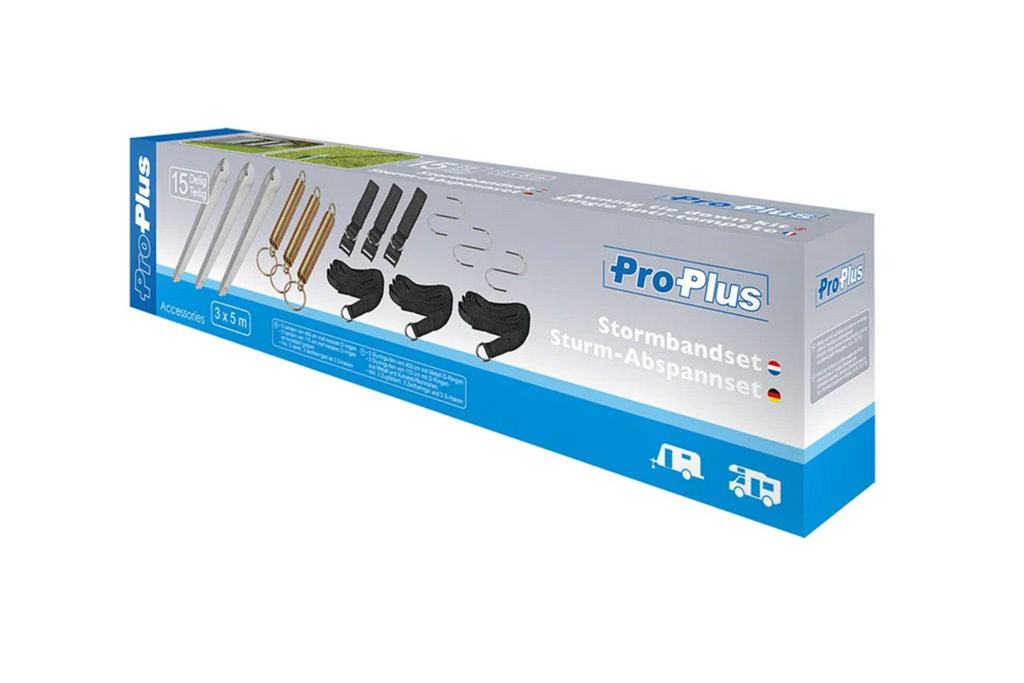 Sada tří popruhů ProPlus 361724 pro markýzy a kempingové markýzy 3x5m
