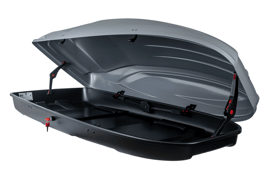 Střešní box Inter Pack Stella 480 stříbrný kevlar (flexi fit G2)