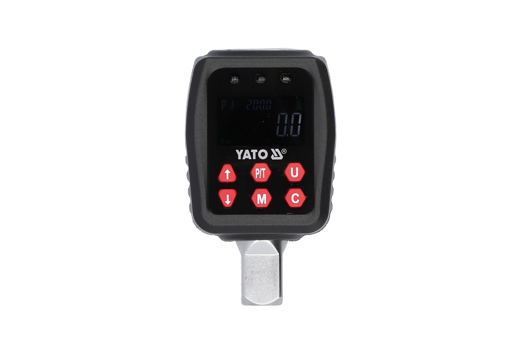 Elektronický momentový adaptér YATO YT-07535 1/2" 10-200Nm