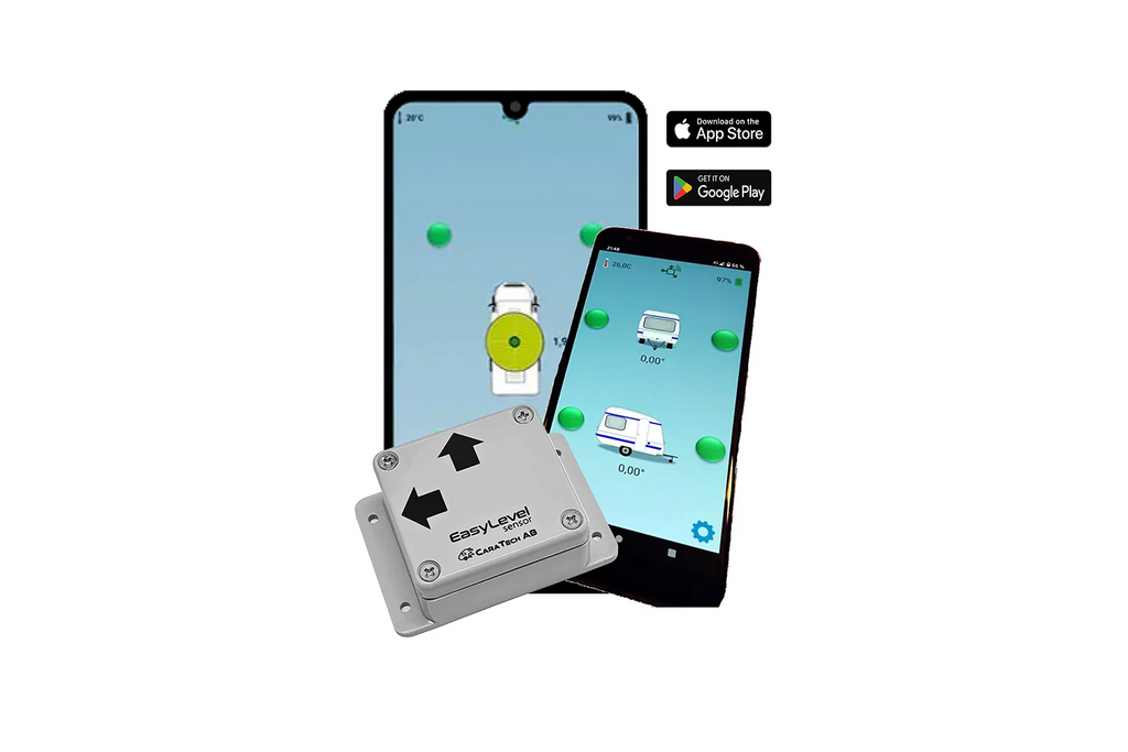 Digitální vodováha ProPlus EasyLevel s Bluetooth pro obytné vozy a karavany