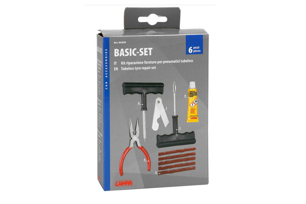 Sada na opravu bezdušových pneumatik LAMPA Basic