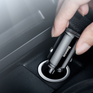 Autonabíječka BASEUS s kulatým plastovým konektorem USB-A a USB-C 30W
